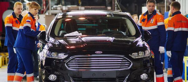 La fábrica Ford Sollers en la región de Leningrado - Sputnik Mundo