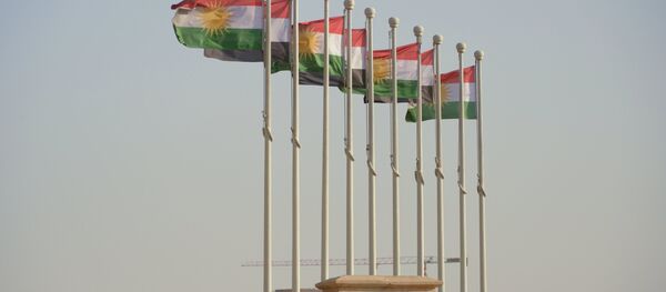 Banderas de Kurdistán iraquí - Sputnik Mundo