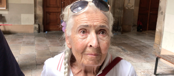 Una de las entrevistadas por Sputnik acerca del referéndum catalán - Sputnik Mundo