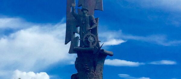 Nacimiento de un Nuevo Mundo, la estatua a Cristóbal Colón y el Descubrimiento de América del escultor ruso Zurab Tsereteli (Arecibo, Puerto Rico, EEUU) - Sputnik Mundo