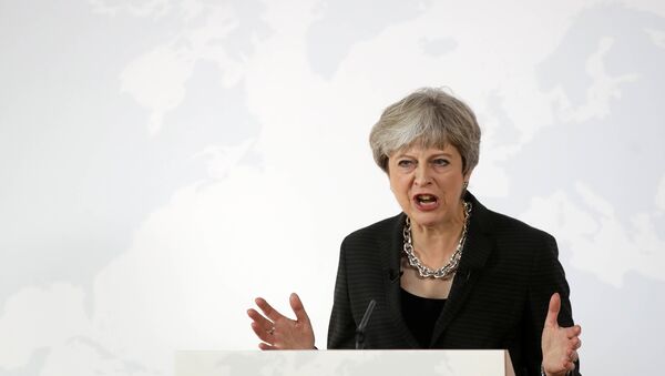 Theresa May, primera ministra del Reino Unido - Sputnik Mundo