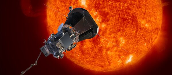 La sonda Parker Solar Probe se acerca al Sol (ilustración artística) - Sputnik Mundo