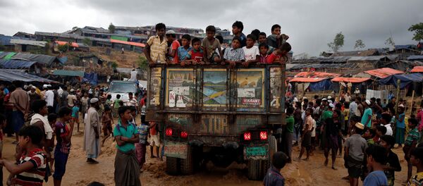 Refugiados rohinyás en Bangladés - Sputnik Mundo