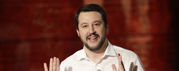 Matteo Salvini, ministro del Interior italiano Matteo Salvini, ministro del Interior italiano - Sputnik Mundo