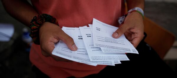Formularios del referéndum en Cataluña - Sputnik Mundo