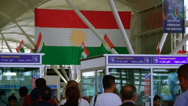 Aeropuerto internacional de Erbil, Kurdistán iraquí Aeropuerto internacional de Erbil, Kurdistán iraquí - Sputnik Mundo