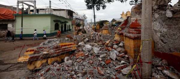 Consecuencias del terremoto en México Consecuencias del terremoto en México - Sputnik Mundo