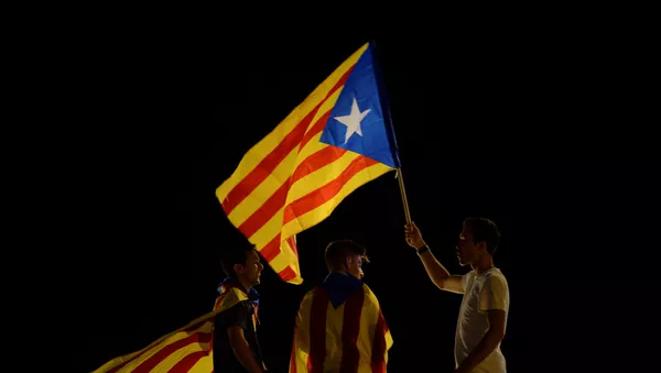 Bandera independentista de Cataluña - Sputnik Mundo