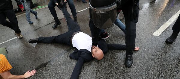 Guardia Civil española en Barcelona, Cataluña - Sputnik Mundo