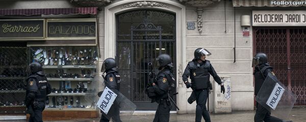 Policía española en Cataluña - Sputnik Mundo