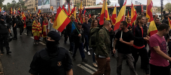 Manifestación en Barcelona - Sputnik Mundo