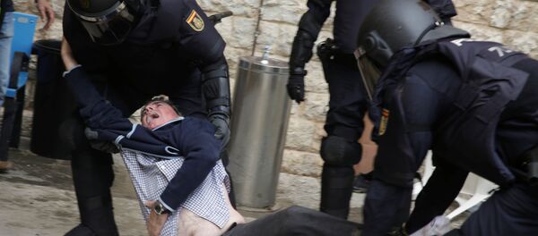 Situación en Barcelona, Cataluña (imagen ilustrativa) - Sputnik Mundo