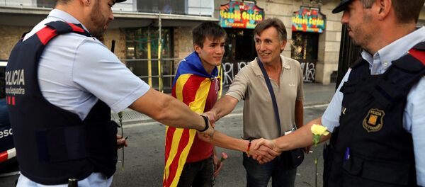 Los Mossos d'Esquadra, la policía autonómica catalana - Sputnik Mundo