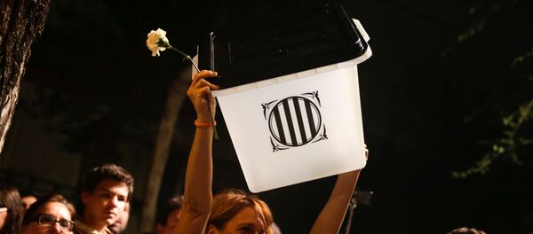 Partidarios de la independencia de Cataluña - Sputnik Mundo