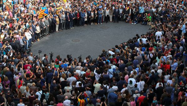 Partidarios de la independencia de Cataluña Partidarios de la independencia de Cataluña - Sputnik Mundo