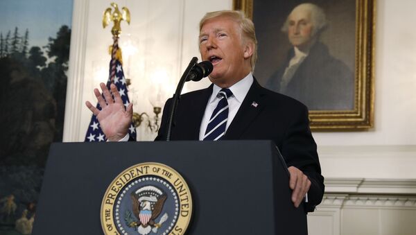 Donald Trump, presidente de EEUU - Sputnik Mundo