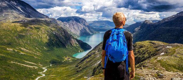 Un viajero (imagen referencial) - Sputnik Mundo