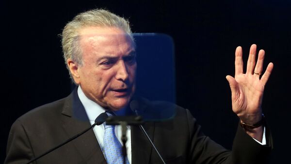 Michel Temer, presidente de Brasil - Sputnik Mundo