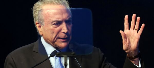 Michel Temer, presidente de Brasil - Sputnik Mundo