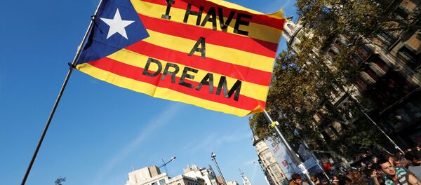 Masiva manifestación en Barcelona - Sputnik Mundo