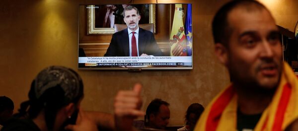 El discurso del Rey de España Felipe VI El discurso del Rey de España Felipe VI - Sputnik Mundo