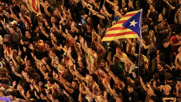 Protestas en Cataluña - Sputnik Mundo