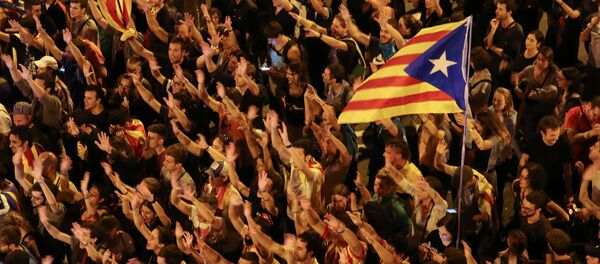 Protestas en Cataluña - Sputnik Mundo