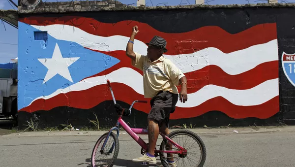 La bandera de Puerto Rico