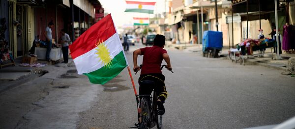 Bandera de Kurdistán iraquí - Sputnik Mundo