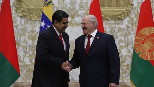 El presidente de Venezuela, Nicolás Maduro, y el presidente de Bielorrusia, Alexandr Lukashenko - Sputnik Mundo