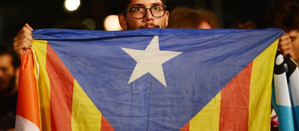 Estelada, bandera independentista de Cataluña (imagen referencial) - Sputnik Mundo
