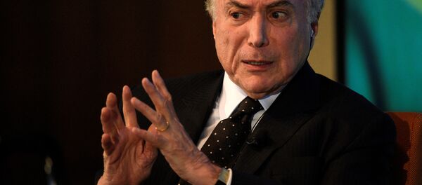 Michel Temer, presidente de Brasil - Sputnik Mundo