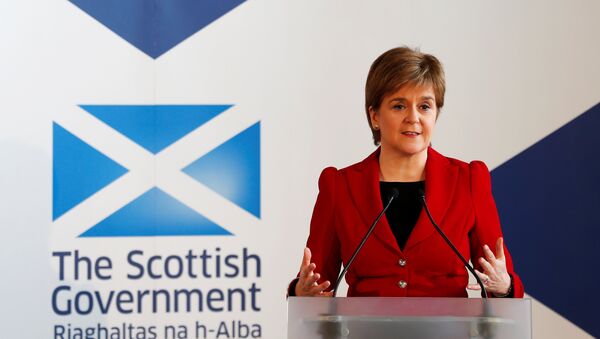 Nicola Sturgeon, la ministra principal de Escocia - Sputnik Mundo