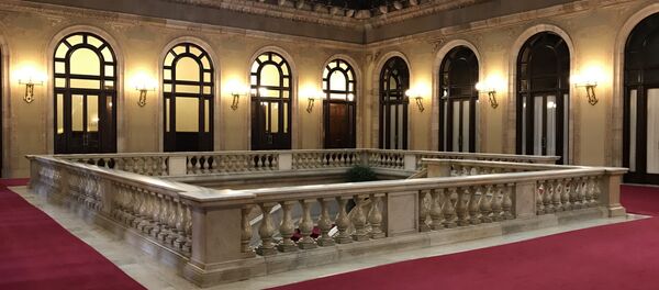 El interior del Parlamento catalán - Sputnik Mundo