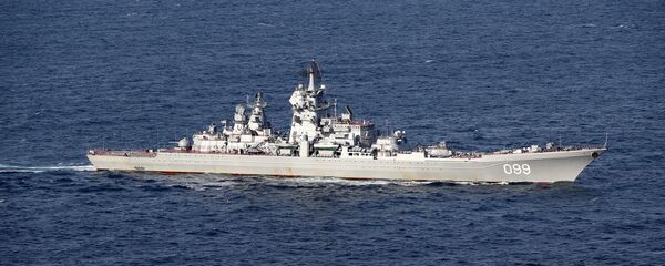 Image of the Russian Warships Petr Velikiy. - Sputnik Mundo
