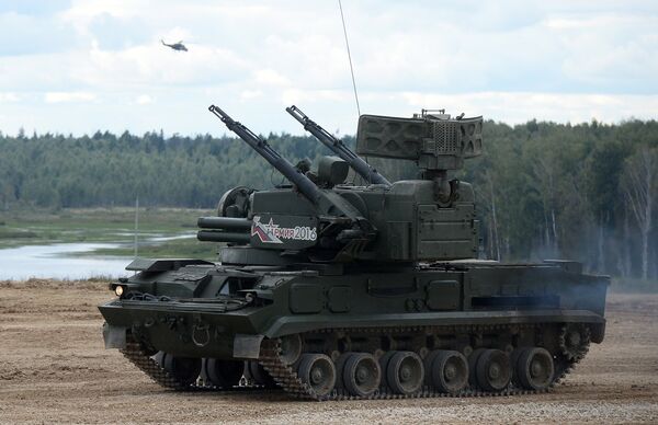 Sistema antiaéreo autopropulsado Tunguska-M Sistema antiaéreo autopropulsado Tunguska-M - Sputnik Mundo