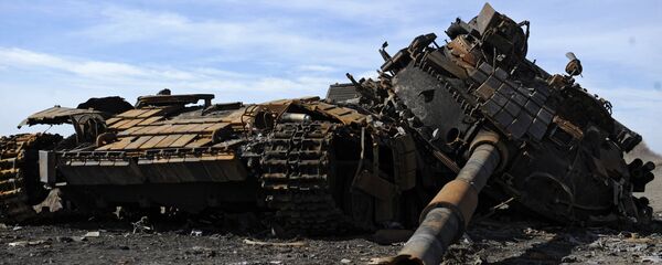 Ситуация в селе Никишино Донецкой области - Sputnik Mundo