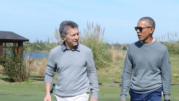 El expresidente estadounidense, Barack Obama (2009-2017), y el mandatario argentino, Mauricio Macri El expresidente estadounidense, Barack Obama (2009-2017), y el mandatario argentino, Mauricio Macri - Sputnik Mundo