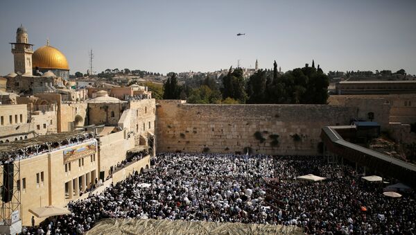 Vista a la Explanada de las Mezquitas de Jerusalén - Sputnik Mundo