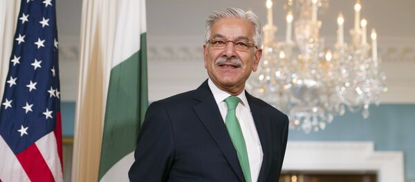 Khawaja Asif, ministro de Asuntos Exteriores de Pakistán Khawaja Asif, ministro de Asuntos Exteriores de Pakistán - Sputnik Mundo