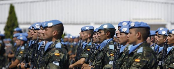 Cascos azules de la ONU Cascos azules de la ONU - Sputnik Mundo