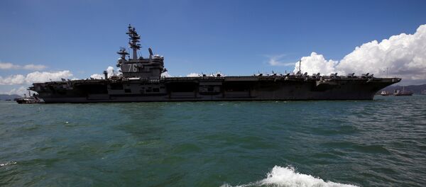 El portaviones Ronald Reagan de EEUU - Sputnik Mundo