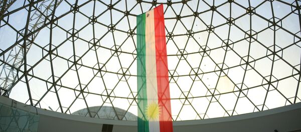 Bandera de Kurdistán iraquí - Sputnik Mundo