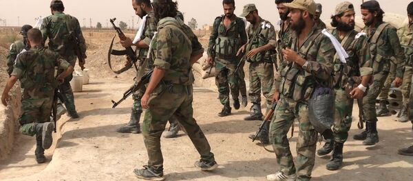 Militares del Ejército de Siria - Sputnik Mundo