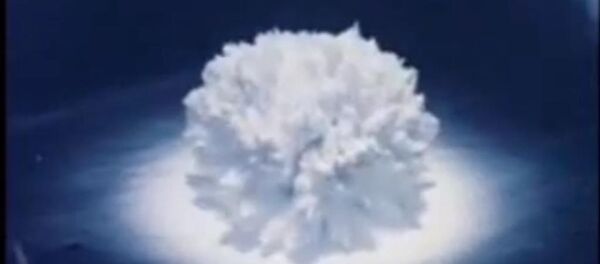 Una explosión nuclear submarina (archivo) - Sputnik Mundo