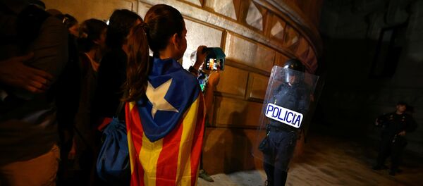 Situación en Barcelona, Cataluña, España - Sputnik Mundo