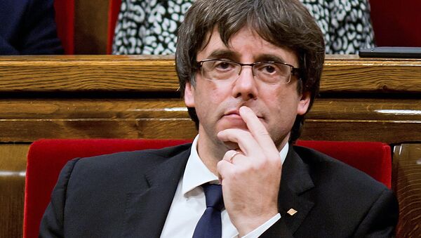 Carles Puigdemont, expresidente de Cataluña (archivo) - Sputnik Mundo