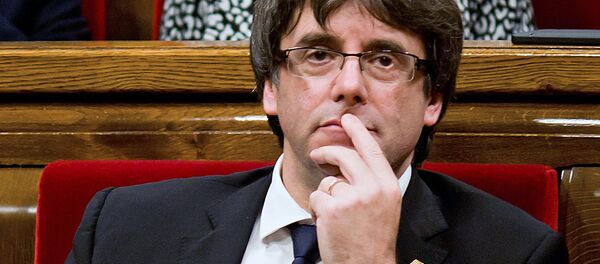 Carles Puigdemont, expresidente de Cataluña (archivo) - Sputnik Mundo