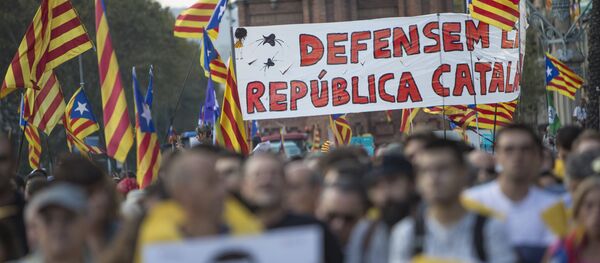 El referéndum en Cataluña (archivo) - Sputnik Mundo