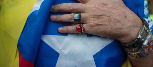 Un partidario de la independencia de Cataluña - Sputnik Mundo